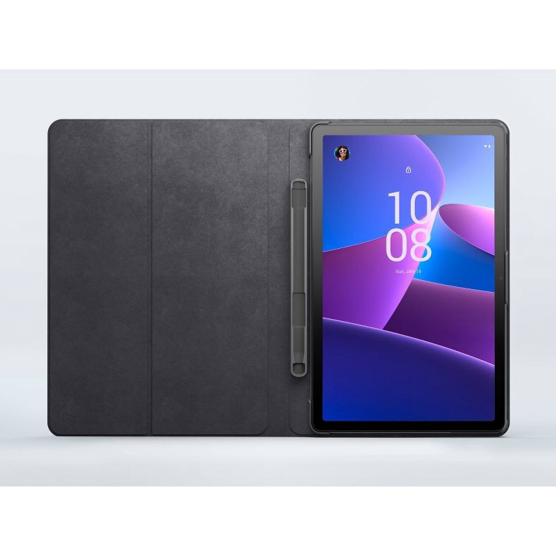slide 5 of 22, Lenovo M10 - 10.6" 4GB RAM - 64GB Storage Tablet with Folio Case - Gray (ZAAJ0159US): Android, Touchscreen, Facial Recognition, 1 ct