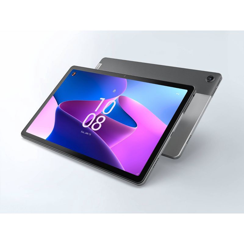 slide 7 of 22, Lenovo M10 - 10.6" 4GB RAM - 64GB Storage Tablet with Folio Case - Gray (ZAAJ0159US): Android, Touchscreen, Facial Recognition, 1 ct