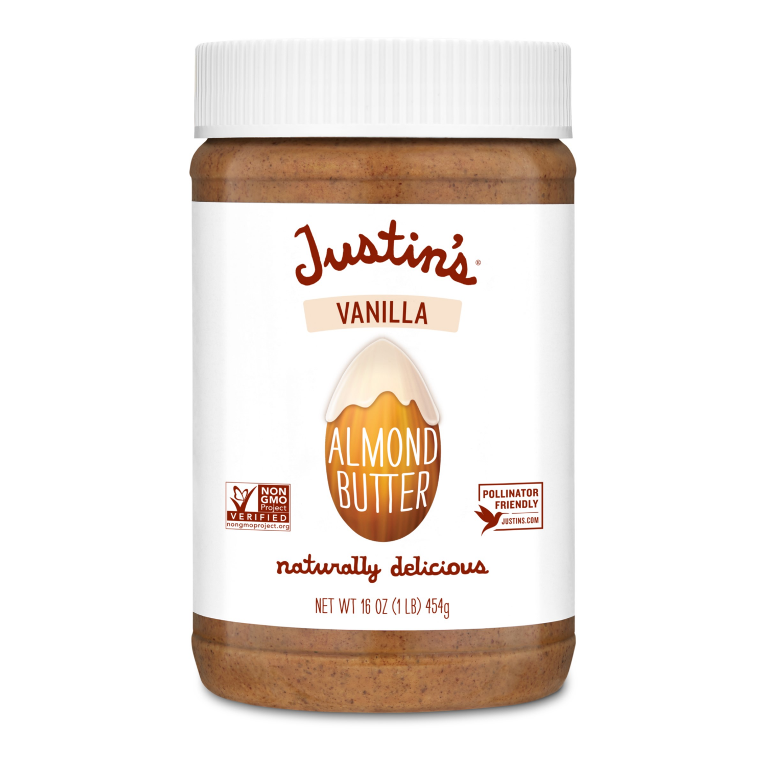 slide 1 of 4, Justin's Vanilla Almond Butter - 16 oz, 16 oz