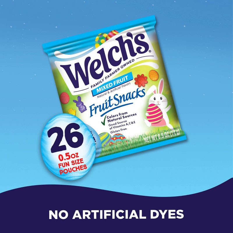 slide 6 of 7, Welch's Mixed Easter Fruit Easter Fruit Snacks Egg Hunt - 13oz/26ct, 13 oz, 26 ct