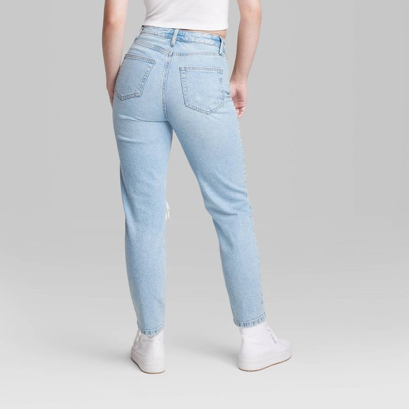 Women's Super-High Rise Tapered Jeans - Wild Fable™ Light Wash 00