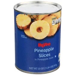 Hy-vee Pineapple Slices In Pineapple Juice