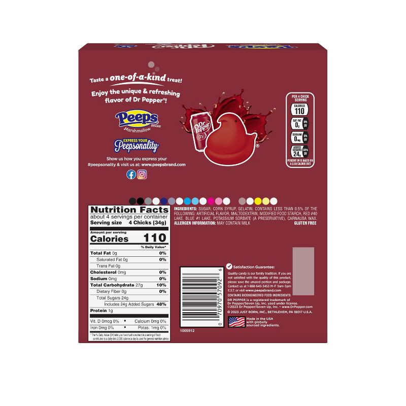 slide 4 of 4, Peeps Easter Dr Pepper Chicks - 4.5oz, 4.5 oz