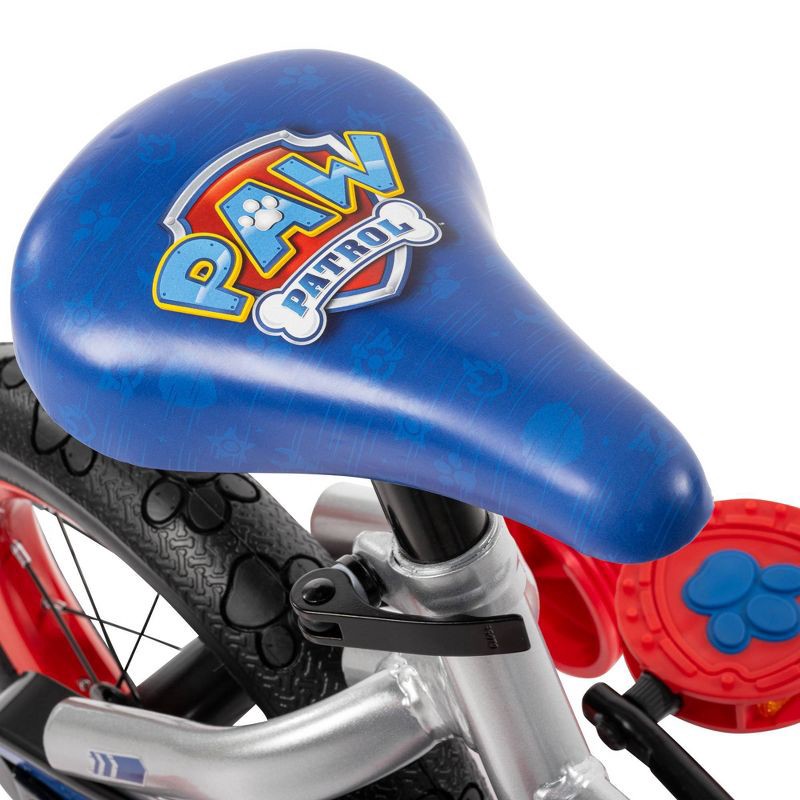 slide 10 of 15, PAW Patrol Kids' Bike - 12" Wheels - LED Lights - Blue, 1 ct