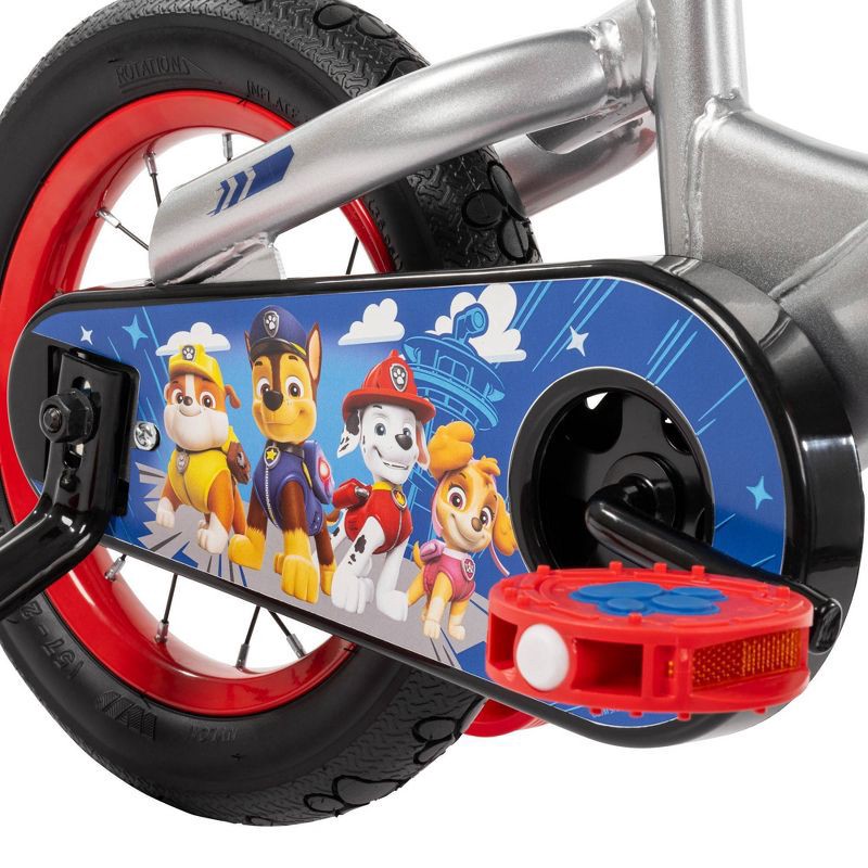 slide 11 of 15, PAW Patrol Kids' Bike - 12" Wheels - LED Lights - Blue, 1 ct