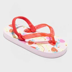 Toddler Adrian Slip-On Flip Flop Sandals - Cat & Jack™ Red S