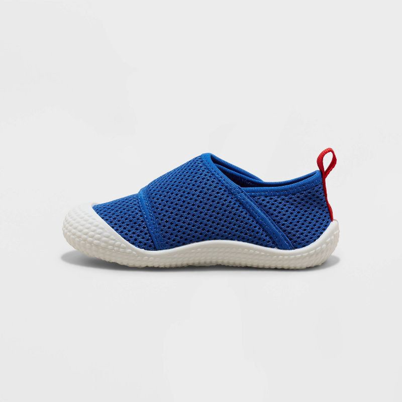 slide 3 of 4, Toddler Theo Water Shoes - Cat & Jack™ Blue 12T, 1 ct
