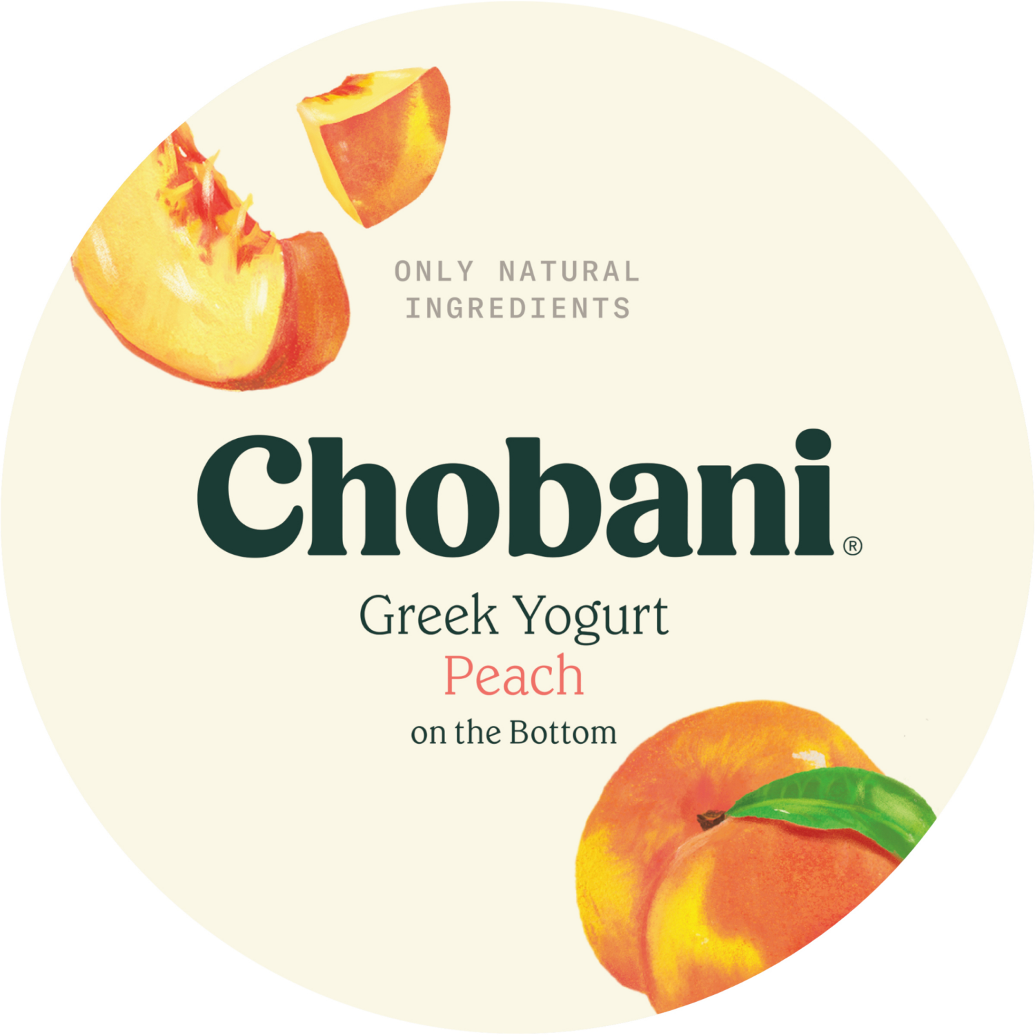 slide 4 of 5, Chobani Yogurt, Greek, Nonfat, Peach on the Bottom, 5.3 oz