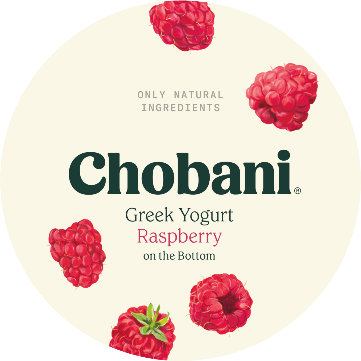 slide 4 of 5, Chobani Non-Fat Raspberry on the Bottom Greek Yogurt 5.3oz, 5.3 oz