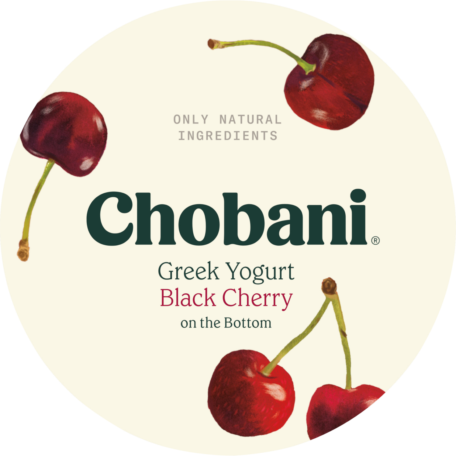 slide 4 of 5, Chobani Yogurt, Nonfat, Greek, Black Cherry, 5.3 oz