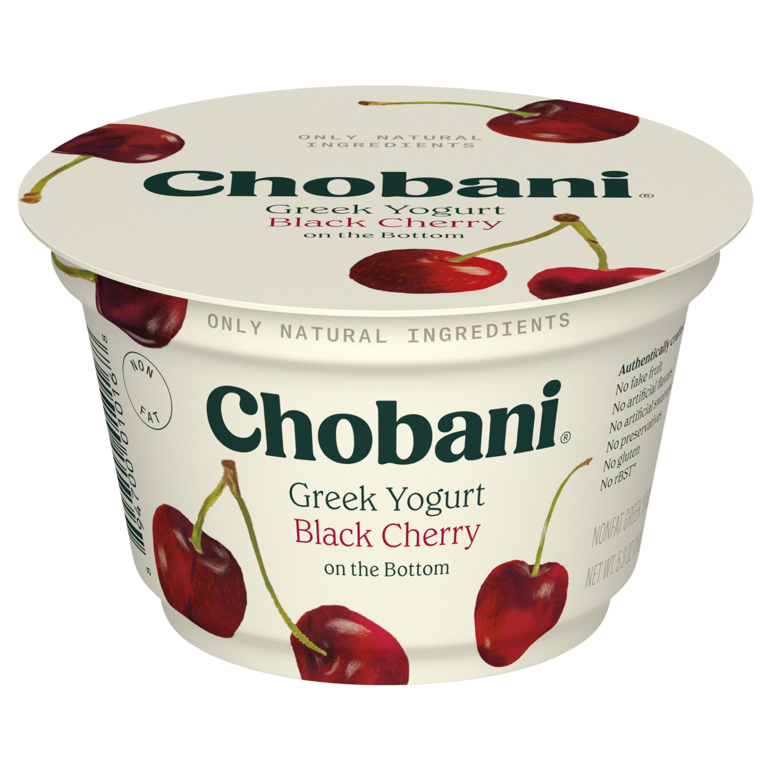 slide 1 of 5, Chobani Yogurt, Nonfat, Greek, Black Cherry, 5.3 oz