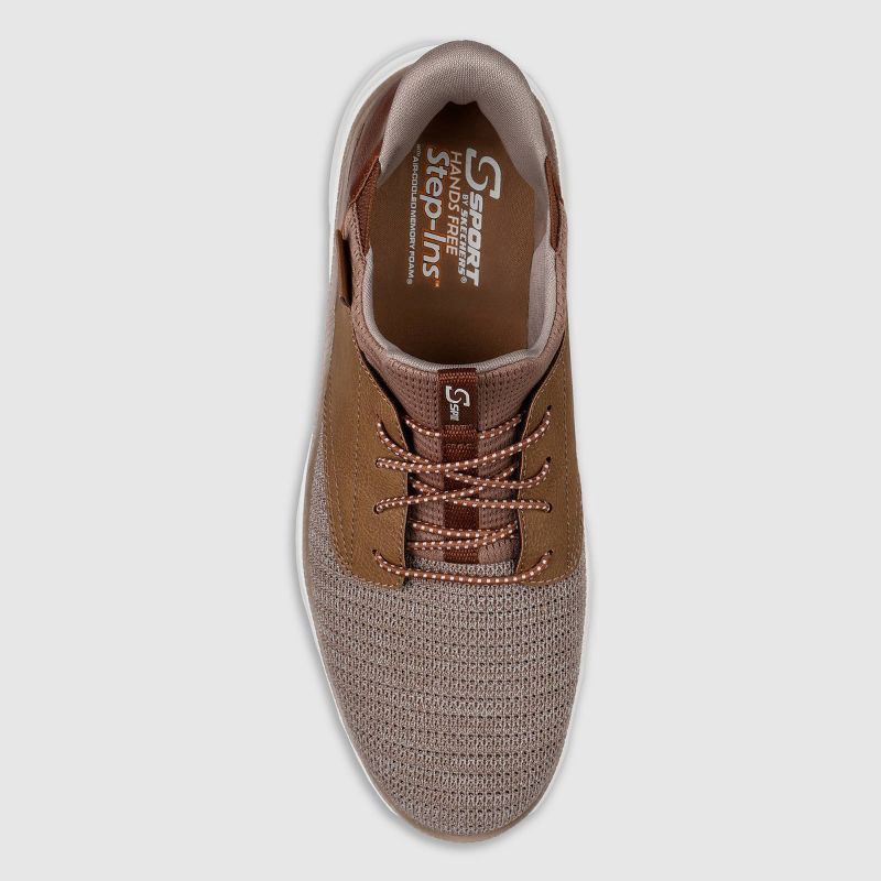 slide 3 of 4, S Sport by Skechers Men's Donovan Step-Ins Sneakers - Light Brown 9, 1 ct