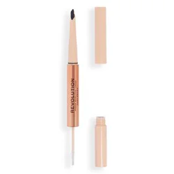Makeup Revolution Fluffy Brow Filter - Dark Brown - 0.03 fl oz