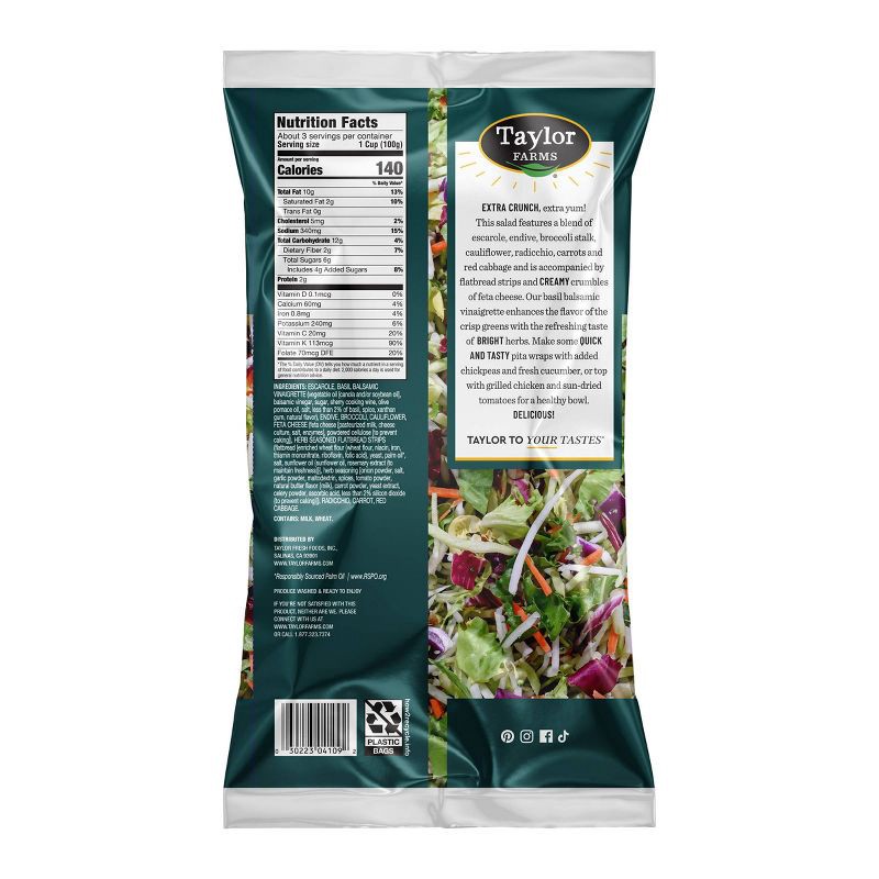 slide 2 of 4, Taylor Farms Mediterranean Crunch Chopped Salad Kit - 11oz, 11 oz