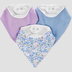 Carter's Just One You Carter's Just One by You® Baby Girls' 3pk Floral Bib - Purple