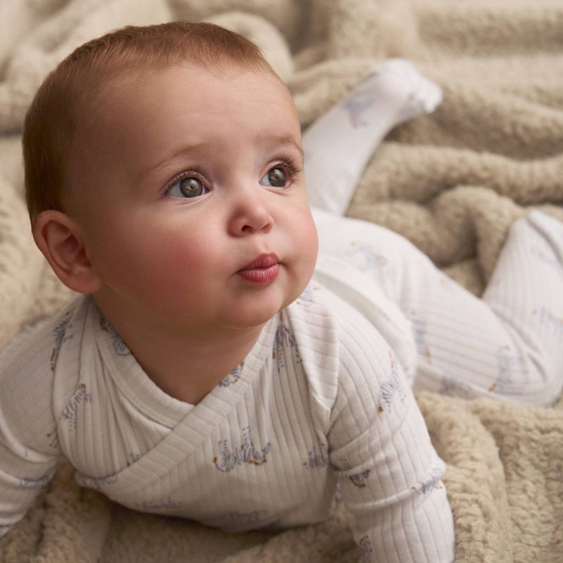 slide 4 of 8, Carter's Just One You® Baby Boys' 2pc Zebra Cardigan Set - White Preemie: Infant Outfit,, 2 ct