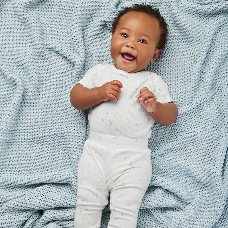 slide 5 of 6, Carter's Just One You® Baby 2pk Pants - Sage Green/White 12M: Cotton Blend, Slim Fit, Elastic Waist, Ankle Length, Machine Washable, 2 ct