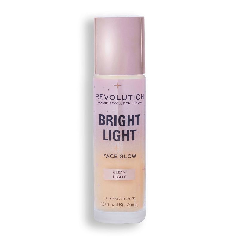 slide 3 of 7, Makeup Revolution Bright Light Face Glow Highlighter - Gleam Light - 0.77 fl oz, 0.77 fl oz