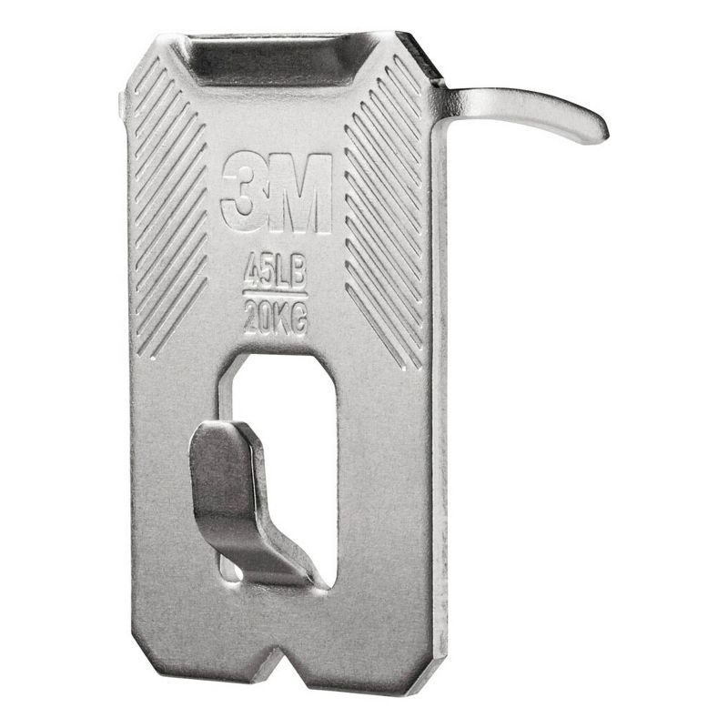 slide 3 of 14, 3M Claw 45lbs Drywall Picture Hanger with Temporary Spot Marker: Metal Hooks & Hangers, Picture Hanging Kit, 3 Pack, 45 lb, 3 ct