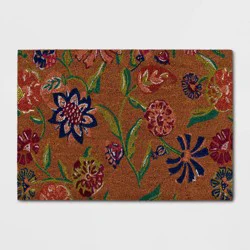 1'6"x2'6" Floral Doormat - Threshold™