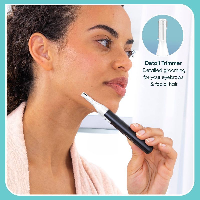 slide 4 of 7, Conair Girlbomb Cordless Rechargeable Bikini Trimmer, Detail Shaver and Facial/Eyebrow Trimmer Set - 6pc, 6 ct