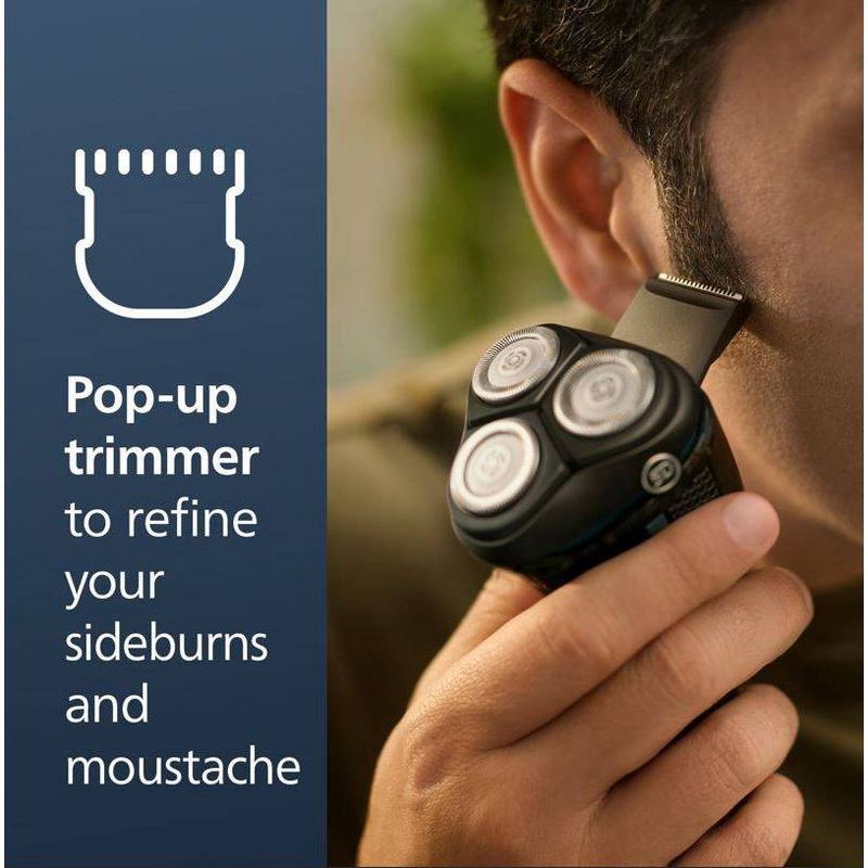 slide 10 of 12, Philips Norelco Wet & Dry Men's Rechargeable Electric Shaver 3600 - S3243/91, 1 ct