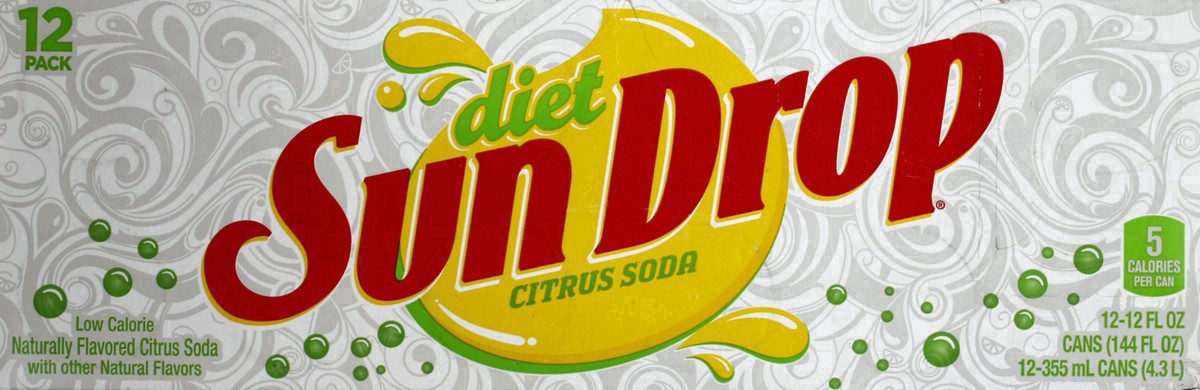 slide 2 of 36, Sun Drop Diet Sun Drop, 12 ct; 12 fl oz