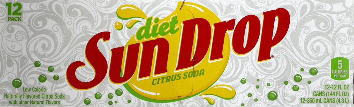 slide 17 of 36, Sun Drop Diet Sun Drop, 12 ct; 12 fl oz