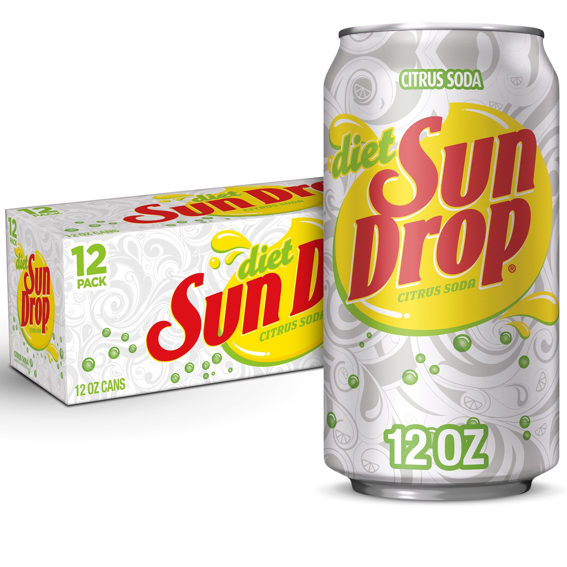 slide 1 of 36, Sun Drop Diet Sun Drop, 12 ct; 12 fl oz