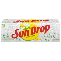Sun Drop Diet Sun Drop - 12 ct; 12 fl oz