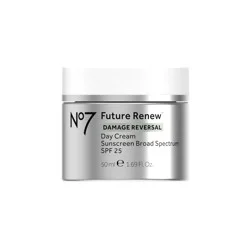 No7 Future Renew Damage Reversal Day Cream SPF 25 - 1.69 fl oz: Moisturizing Face Cream with Peptides for Mature Skin