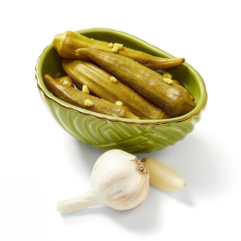 slide 2 of 3, Tabitha Brown for Target Vegan Garlic Pickled Okra - 16oz - Tabitha Brown, 16 oz