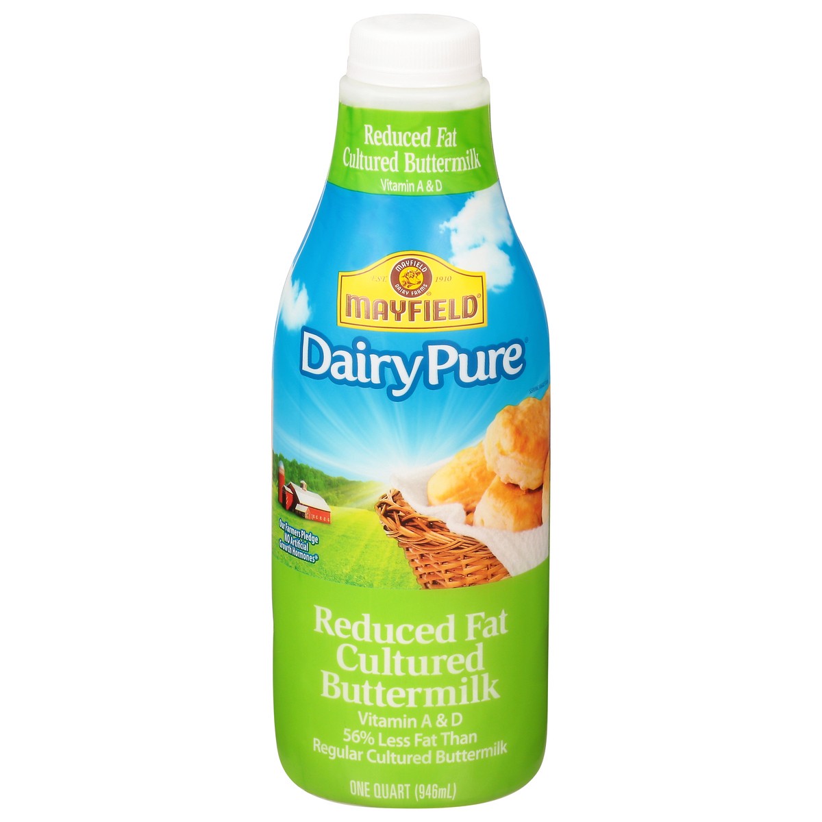 slide 1 of 5, Mayfield Dairy Farms 1.5% Reduced Fat Cultured Buttermilk, Quart - 1 Bottle, 1 qt