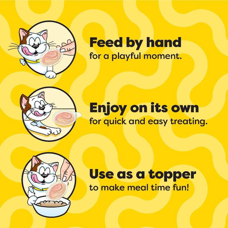 slide 8 of 11, Temptations Cat Treats Lickable Spoons with Chicken and Salmon - 1.41/4ct, 1.41/4 ct