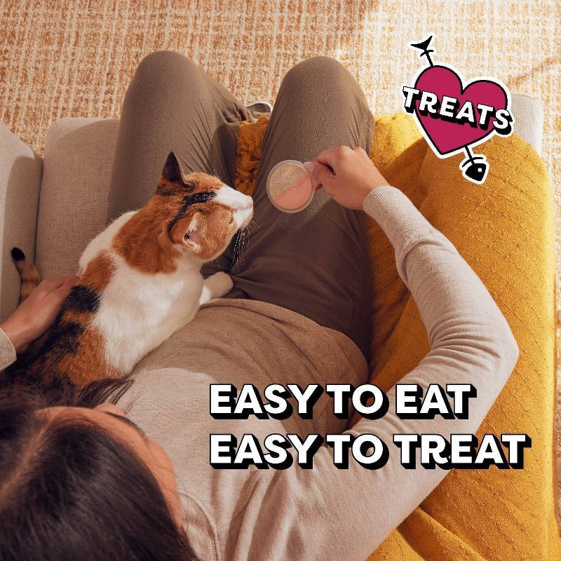 slide 6 of 11, Temptations Cat Treats Lickable Spoons with Chicken and Salmon - 1.41/4ct, 1.41/4 ct