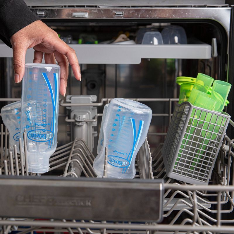 slide 10 of 10, Dr. Brown's 8 fl oz Options+ Narrow Anti-Colic Baby Bottle - 6pk, 6 ct; 8 fl oz