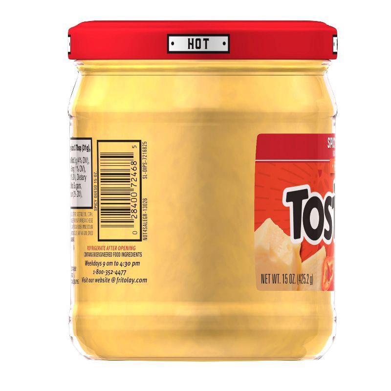 slide 5 of 6, Tostitos Spicy Queso Dip -15oz, 15 oz