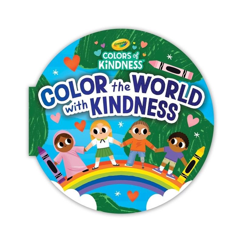 slide 1 of 1, Little Bee Books Crayola Color the World with Kindness - (Crayola/Buzzpop) by Buzzpop (Board Book), 1 ct