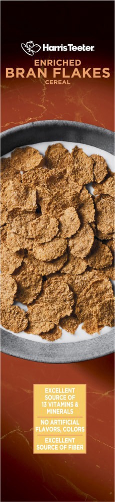 slide 3 of 4, Harris Teeter® Enriched Bran Flakes Cereal, 17.3 oz