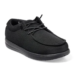 Falls Creek Boys' Matthew Casual Shoes, Solid Black, Size 5