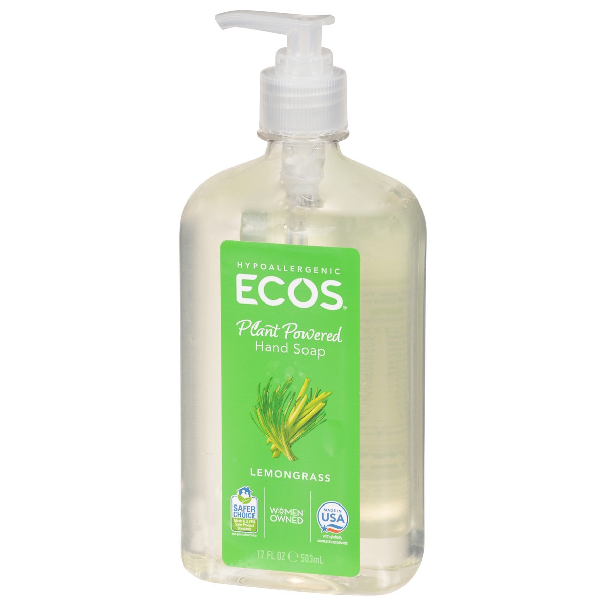 slide 3 of 9, Ecos Lemongrass Hand Soap 17 fl oz, 17 fl oz