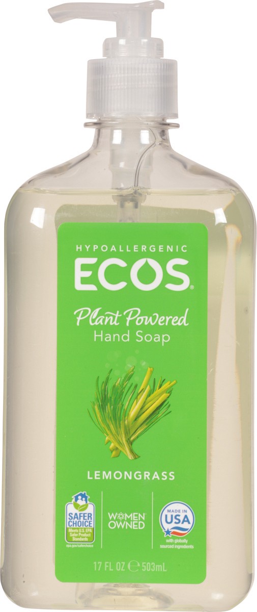 slide 6 of 9, Ecos Lemongrass Hand Soap 17 fl oz, 17 fl oz