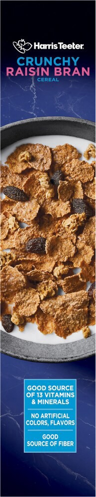 slide 4 of 4, Harris Teeter Crunchy Raisin Bran Cereal, 18.2 oz