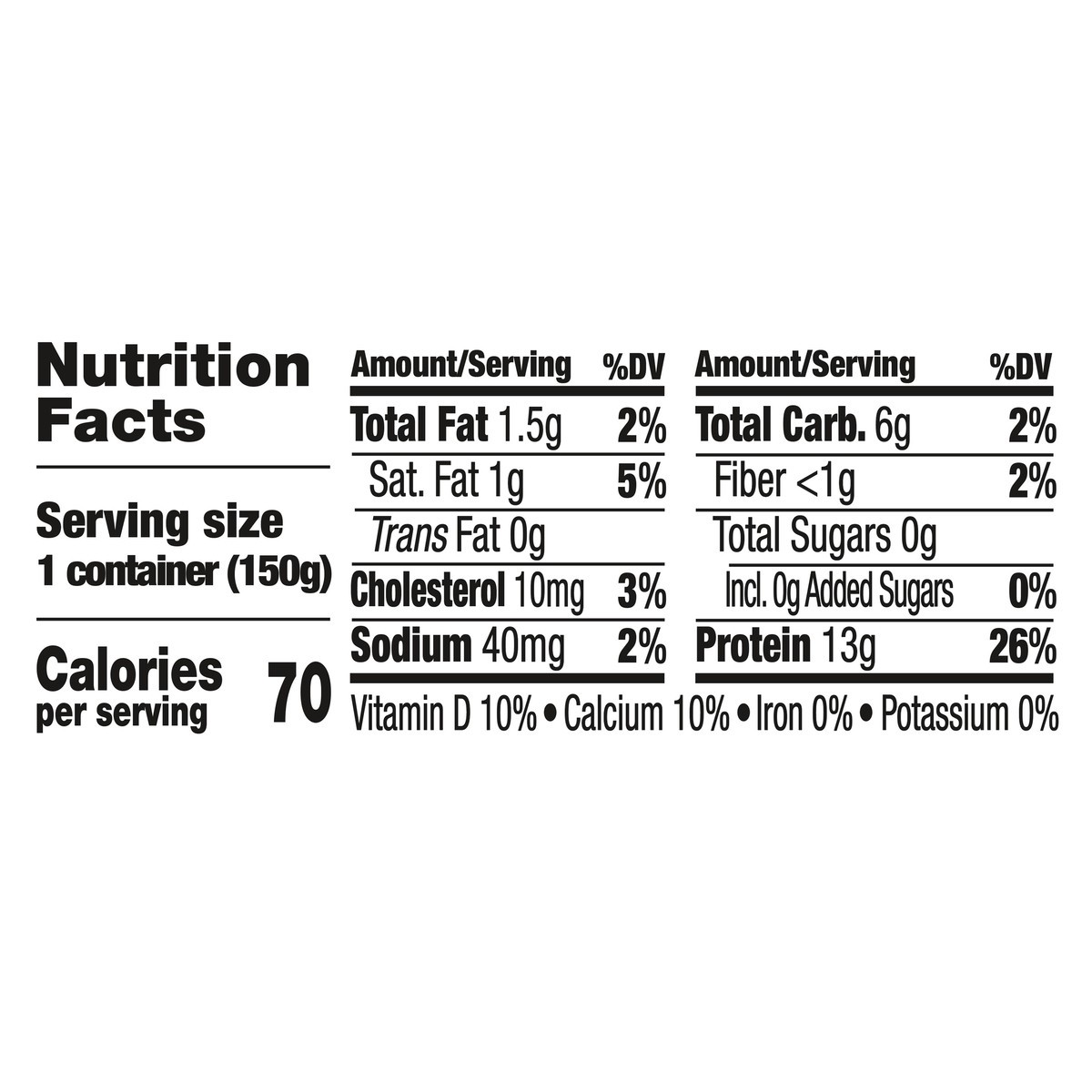 slide 3 of 13, Too Good & Co. Peach Flavored Zero Sugar* Low Fat Greek Yogurt Cultured Product, 5.3 OZ Cup, 5.3 oz