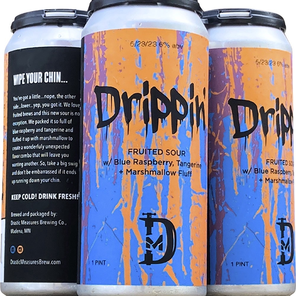 slide 1 of 1, Drastic Measures Brewing Drastic Measures Drippin' Fruited, 4 ct; 16 oz