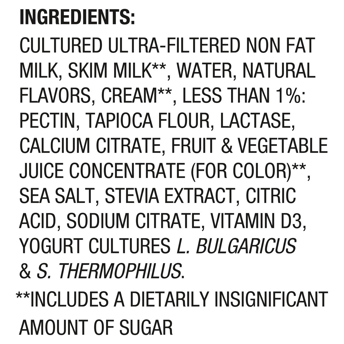 slide 13 of 13, Too Good & Co. Zero Sugar Strawberry Yogurt-Cultured Ultra-Filtered Low Fat Milk Product, 5.3 OZ Cup, 5.3 oz