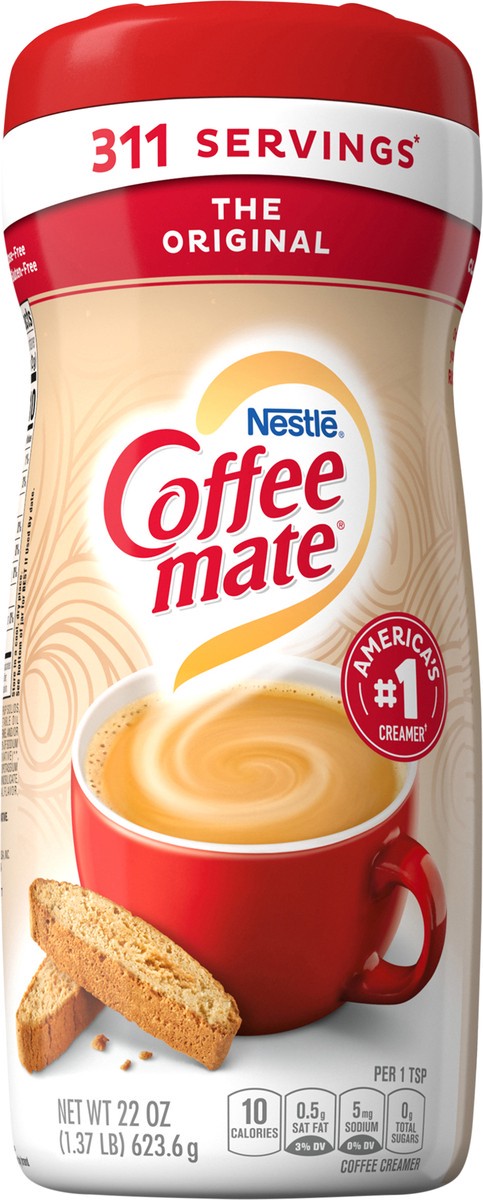 slide 5 of 7, Coffee mate Nestle Coffee mate Original Powdered Coffee Creamer, 22 oz