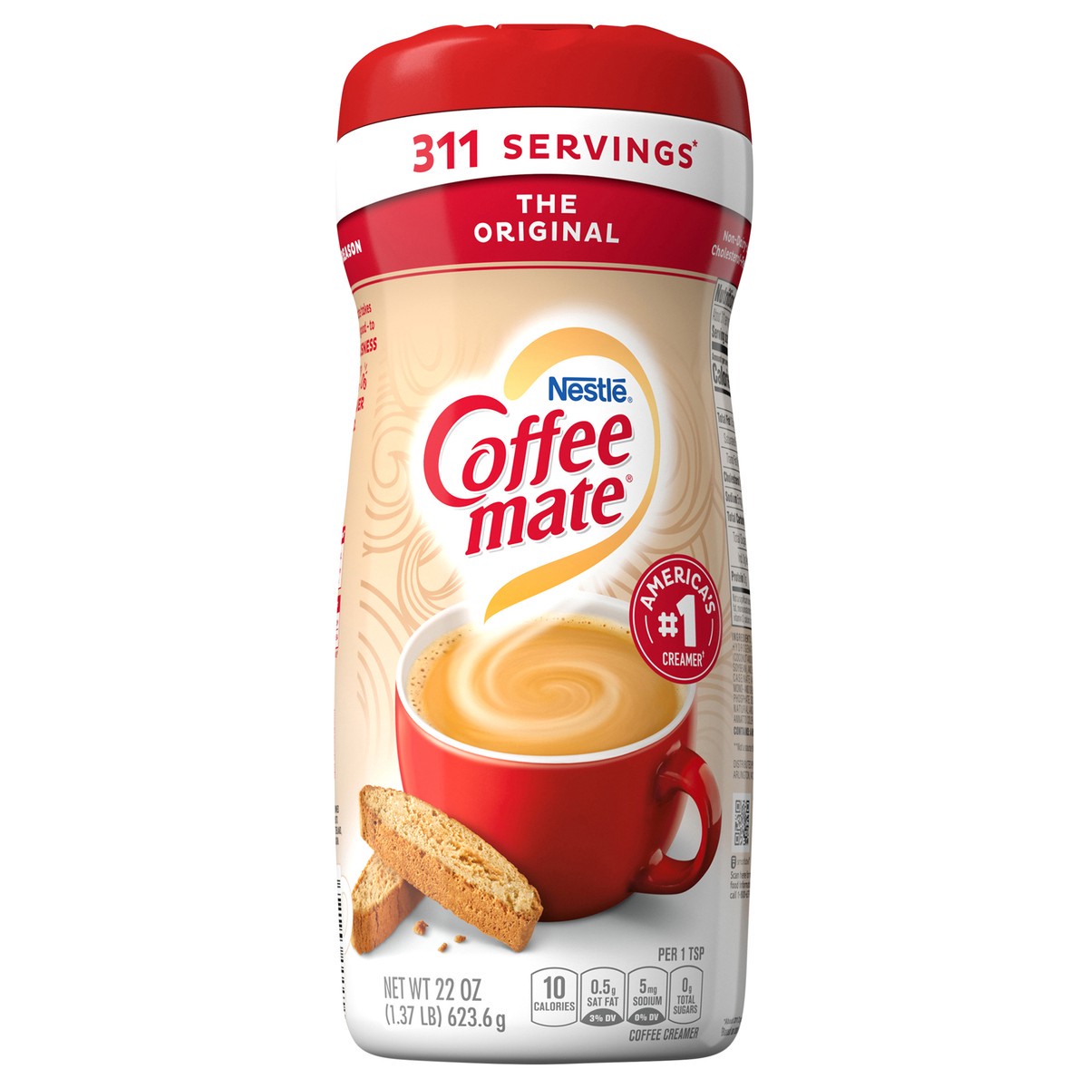 slide 1 of 7, Coffee mate Nestle Coffee mate Original Powdered Coffee Creamer, 22 oz