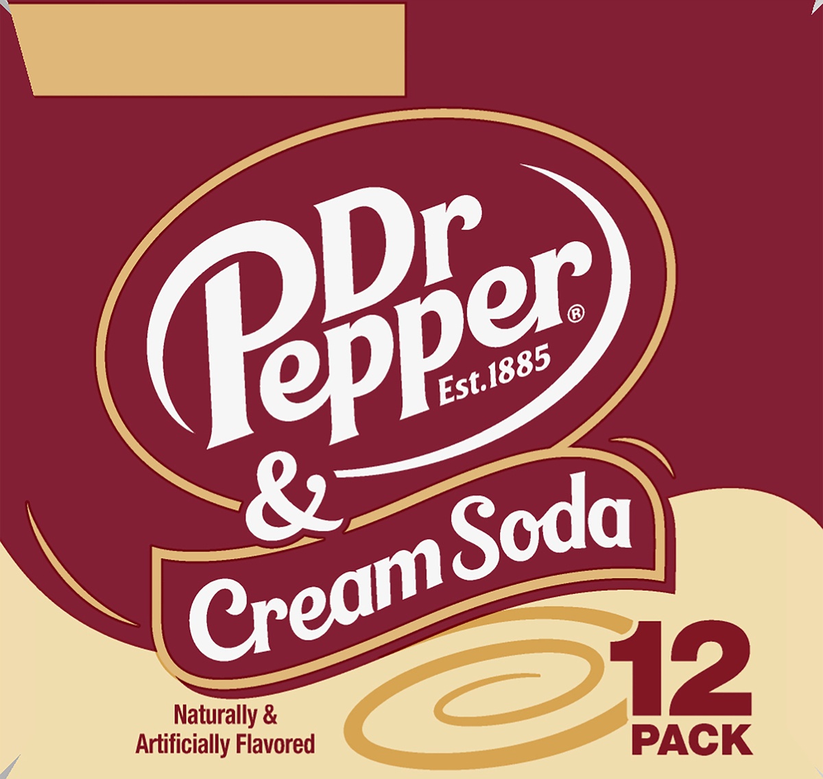 slide 5 of 9, Dr Pepper Cream Soda, 12 ct; 12 fl oz