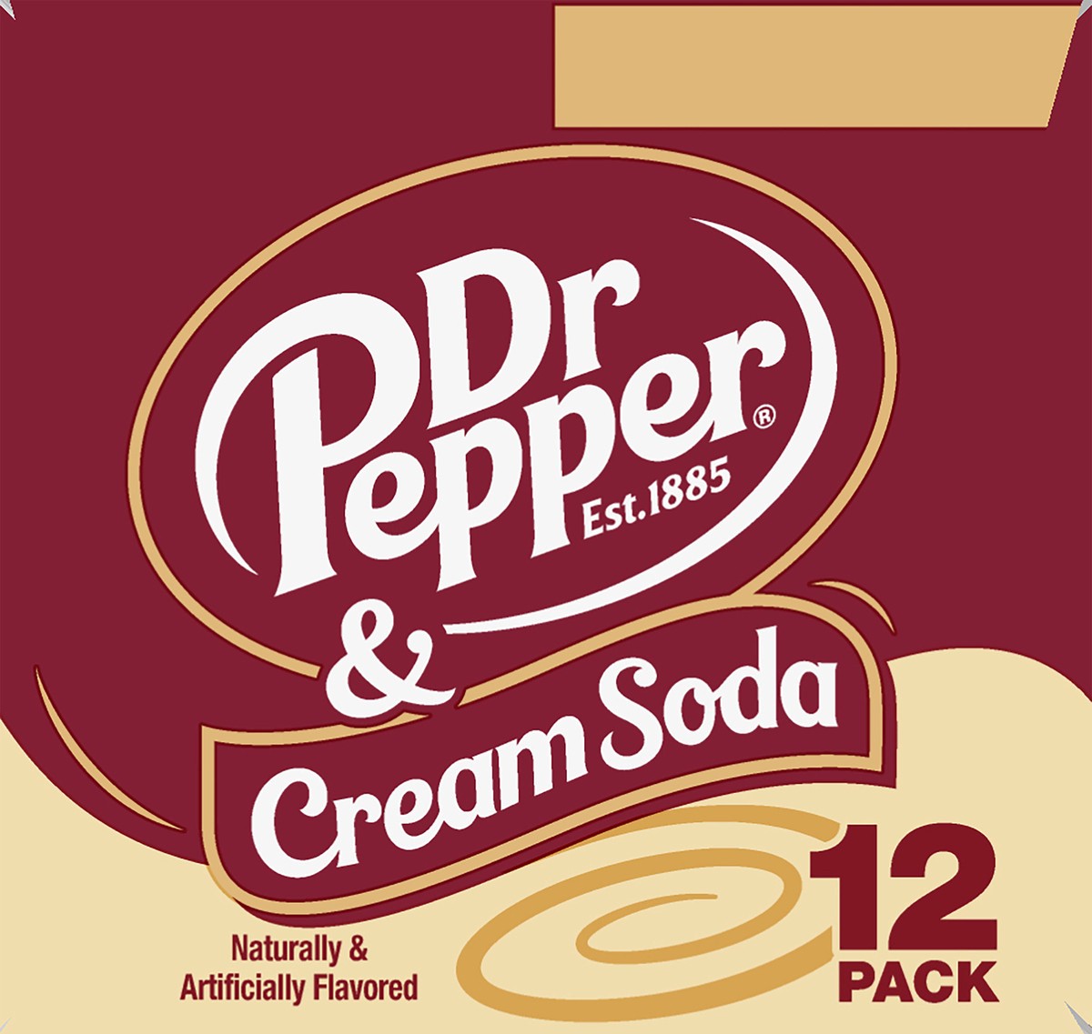 slide 3 of 7, Dr Pepper & Cream Soda, 12 ct; 12 fl oz
